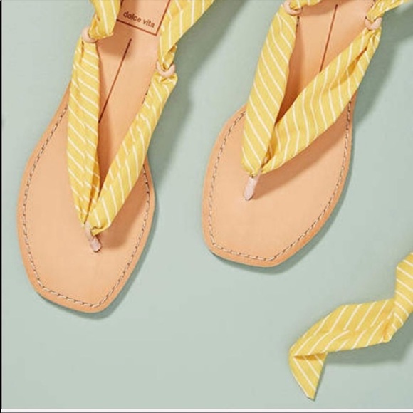 Barcelona Sunny Yellow Wrap Kitten Wedge Sandal - Picture 5 of 6